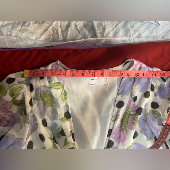 ASOS DESIGN Tall Floral Polka Dot Maxi Dress – Size US 4 (EU 36, UK 8) - Picture 7 of 10